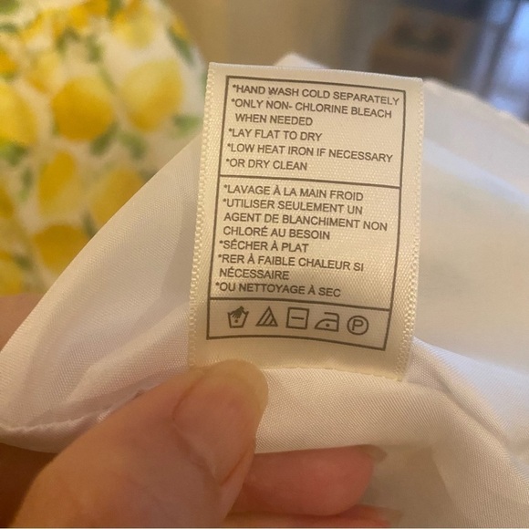 NWT~BETSEY JOHNSON Women Lemon Print Martina Midi Lined Dress Size Small - Picture 9 of 9